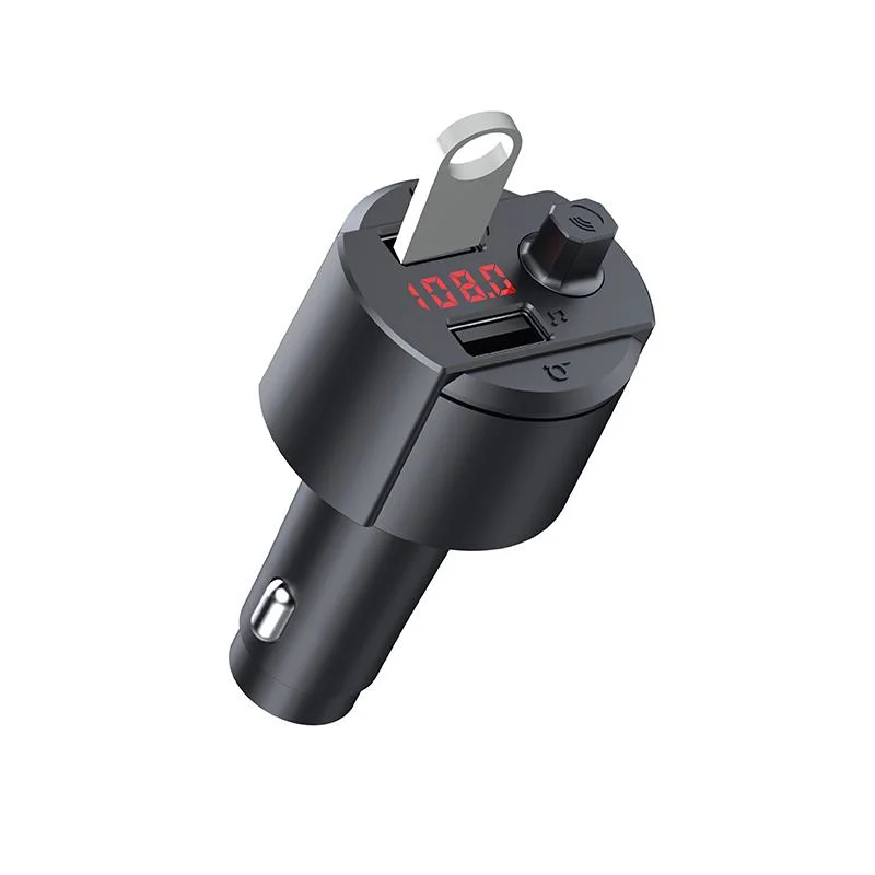 Récepteur USB sans fil pour voiture émetteur FM radio lecteur MP3 USB Universel pour tous les types de véhicules