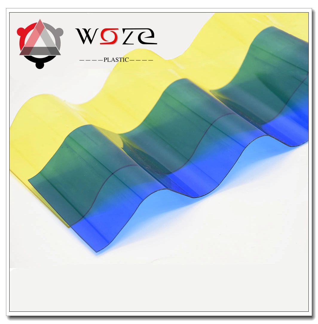 Variety of Roof Tile Types Polycarbonate Roofing Sheet Lighting Plastic Roofing Building Materials