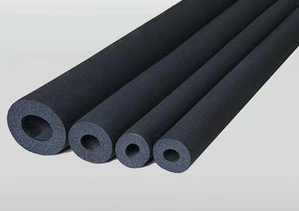 NBR EPDM Silicone Flexible Black or Colored Rubber Foam Pipe Air Conditioning Cold Hot Copper Pipe