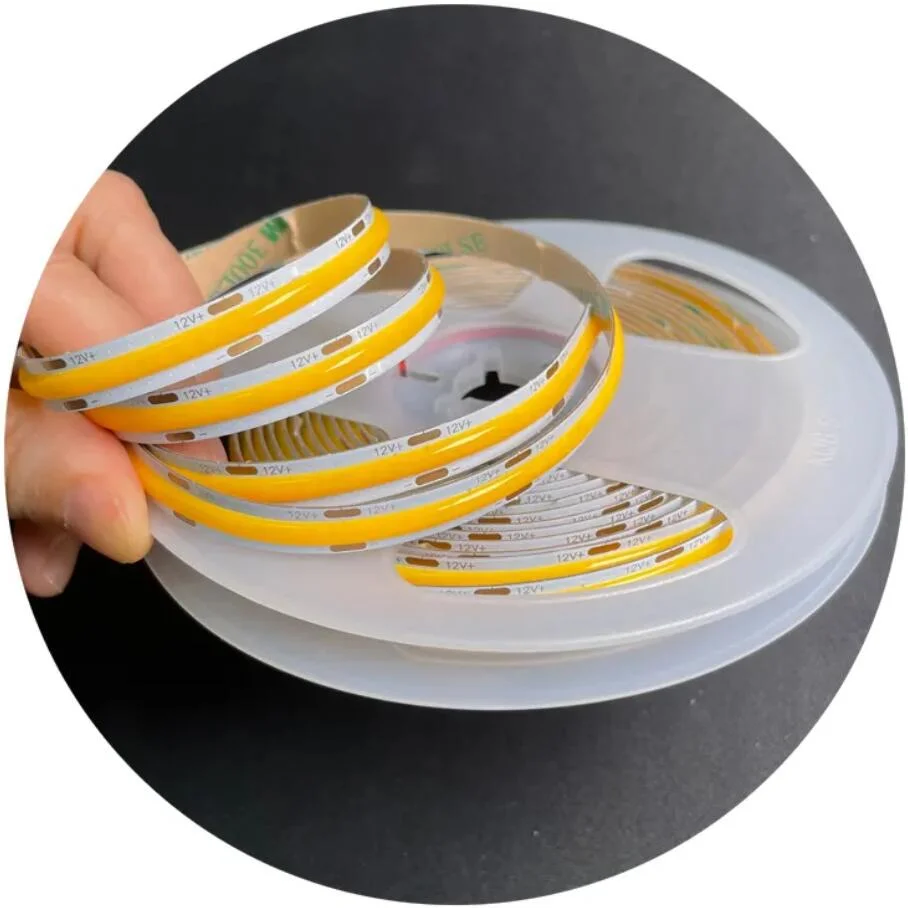 12/24V impermeable flexible COB TIRA DE LEDS luminosos