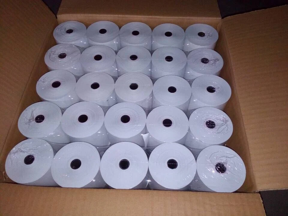 57*30 60g Thermal Paper in Small Rolls Used as Receipts in Banks, Shops Restaurant, Transportation