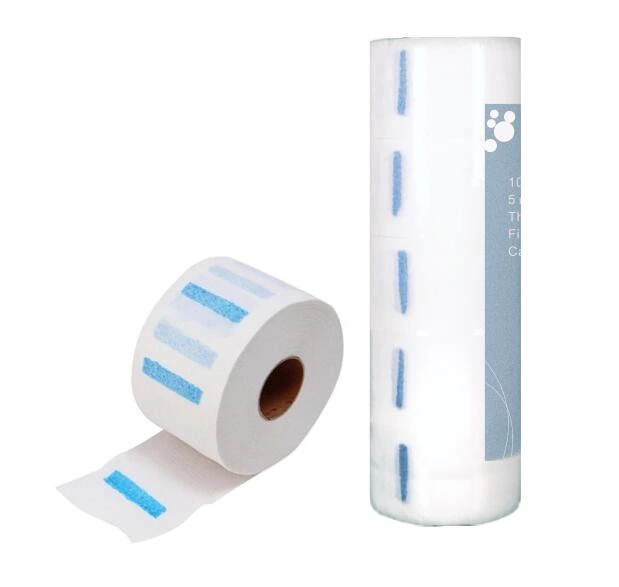 Hairdressing Salon Hair Cutting Colored Neck Paper Disposable Neck Strips Ruffles Paper