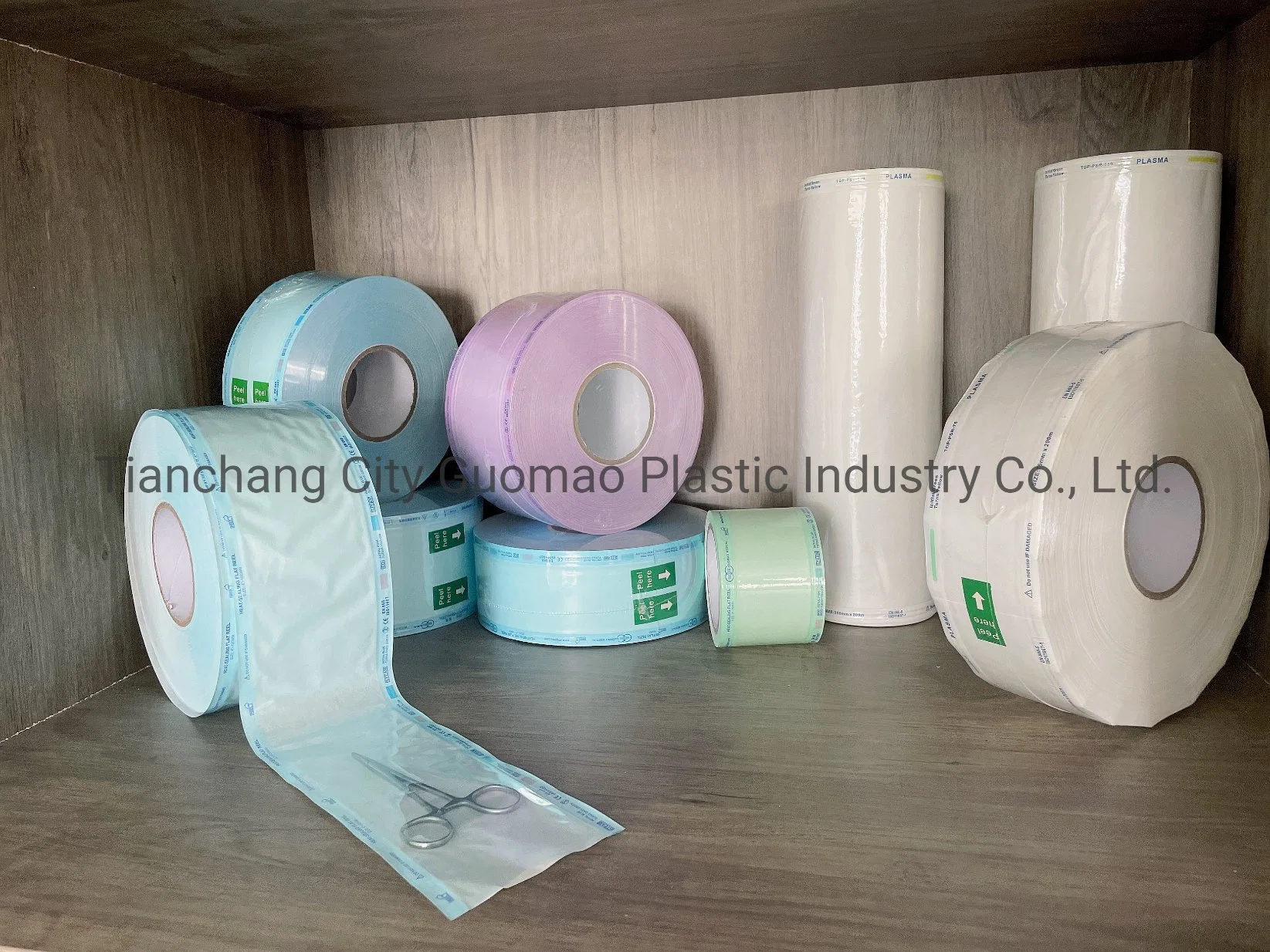 Sterilization Package Flat Reel Bag for Medical Device Package Eo Steam