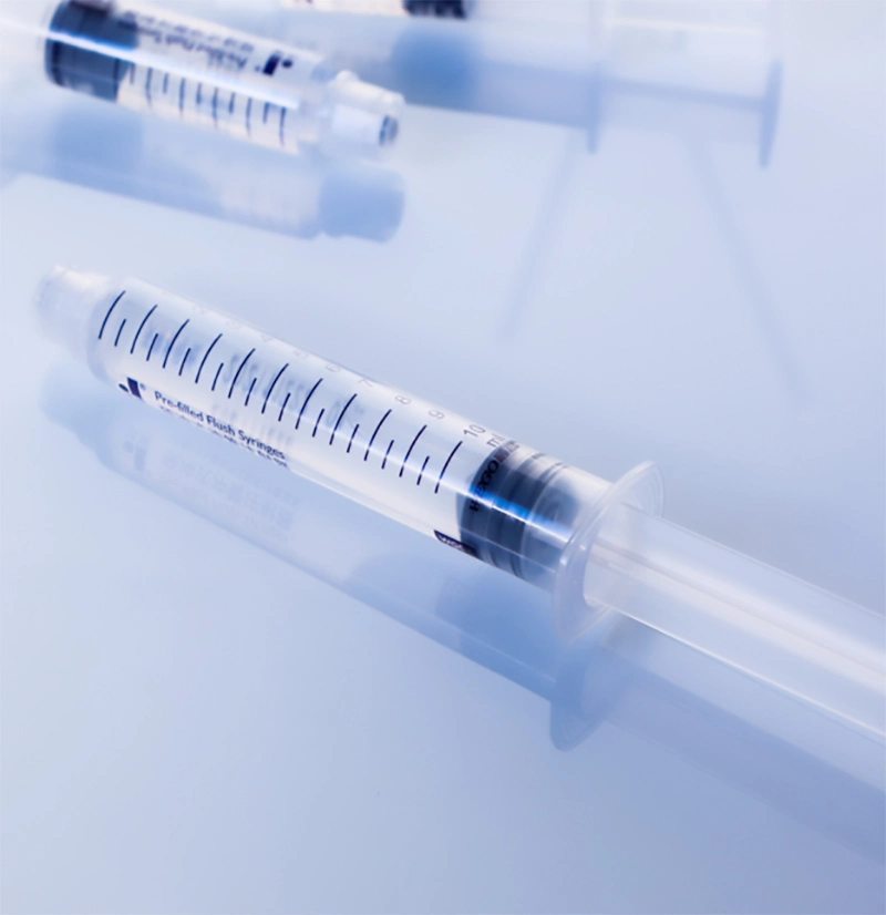Pre-Filled Prefilled Flush Syringe Drug Treatment Catheter Flushing Syringe