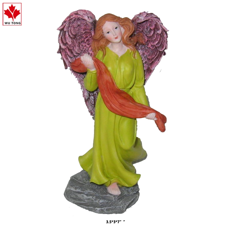 Resin Figurine Archangel Raphael Holy Figurine Religious Angel Rafael Statue Decoration