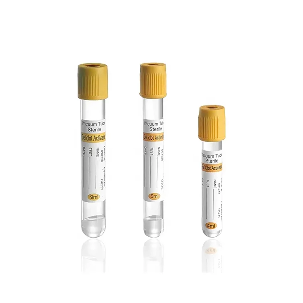 Hospital EDTA K2 K3 Medical Disposable 5 Ml Vacuum Blood Sample Collection Test Tube in Glass