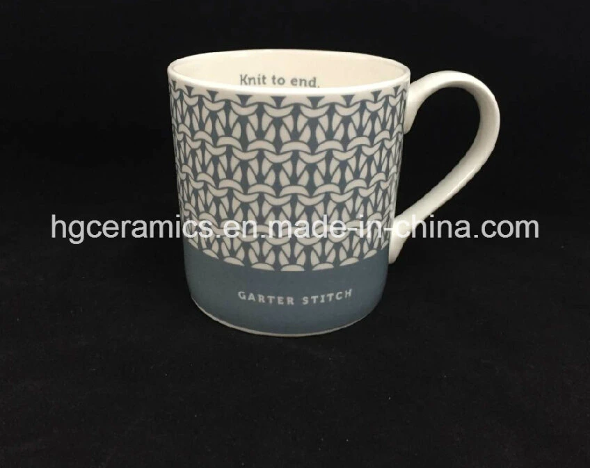 New Fine Bone China Mug, Real Bone China Mug with Printing