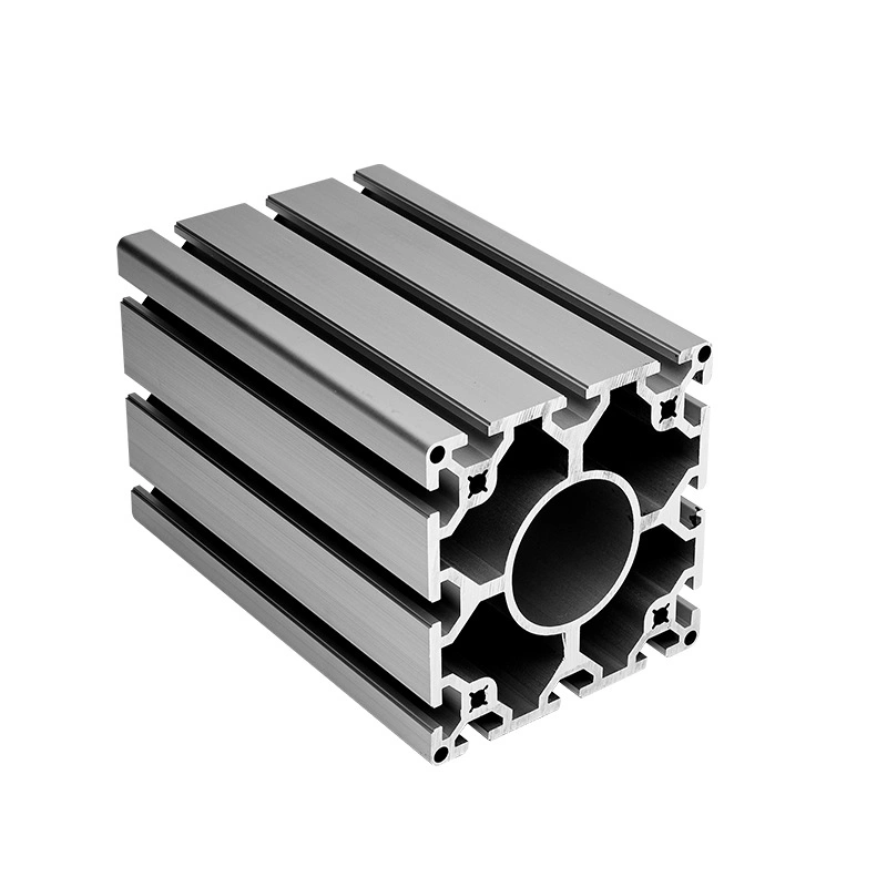 Kundenspezifische Aluminium-Legierung Solid T-Schlitz / Raupen / Kanal / Abschnitt Aluminium-Extrusionsprofile