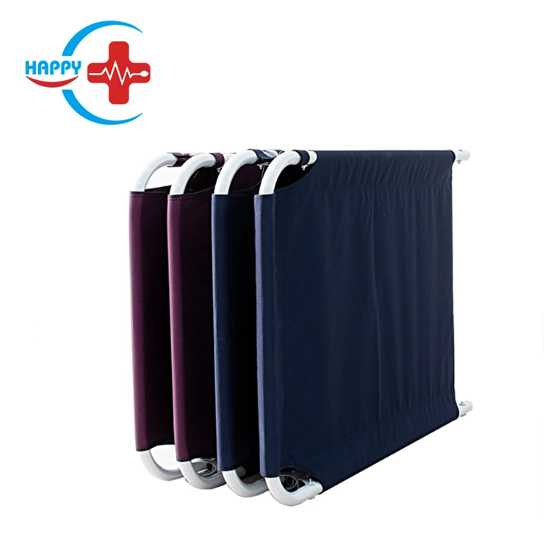 Hc-M027 Folding Canvas Emergency Simple Stretcher Multifunction Accompanying Bed