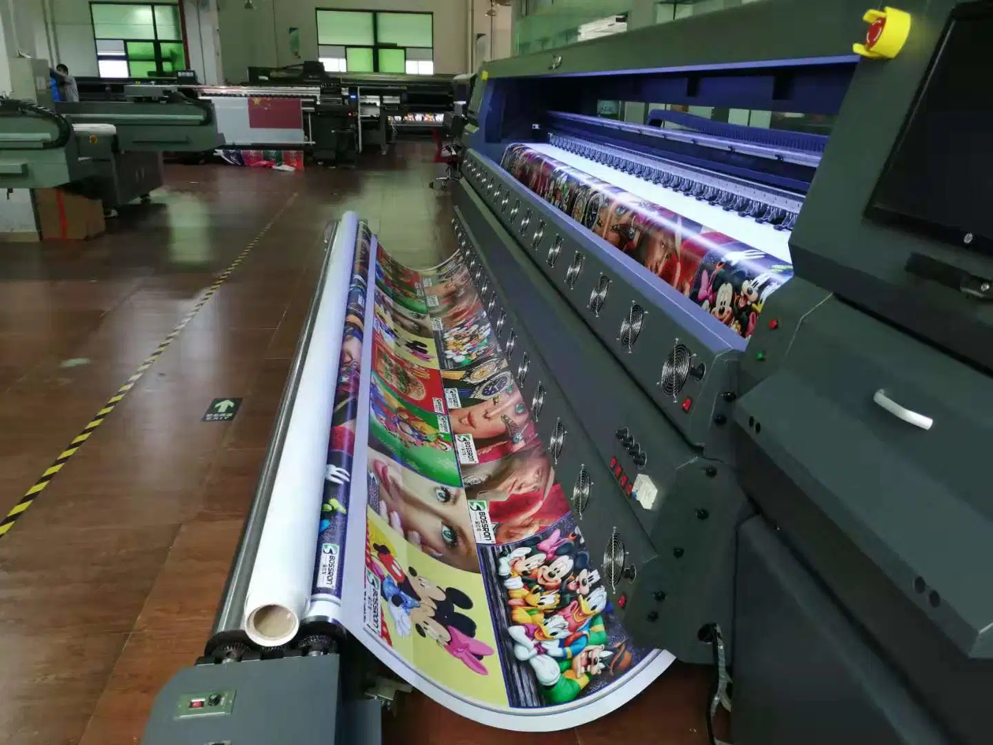 3.2m Digital Flex Printing Machine Flexo Printing Machine with Konica 512I Printhead