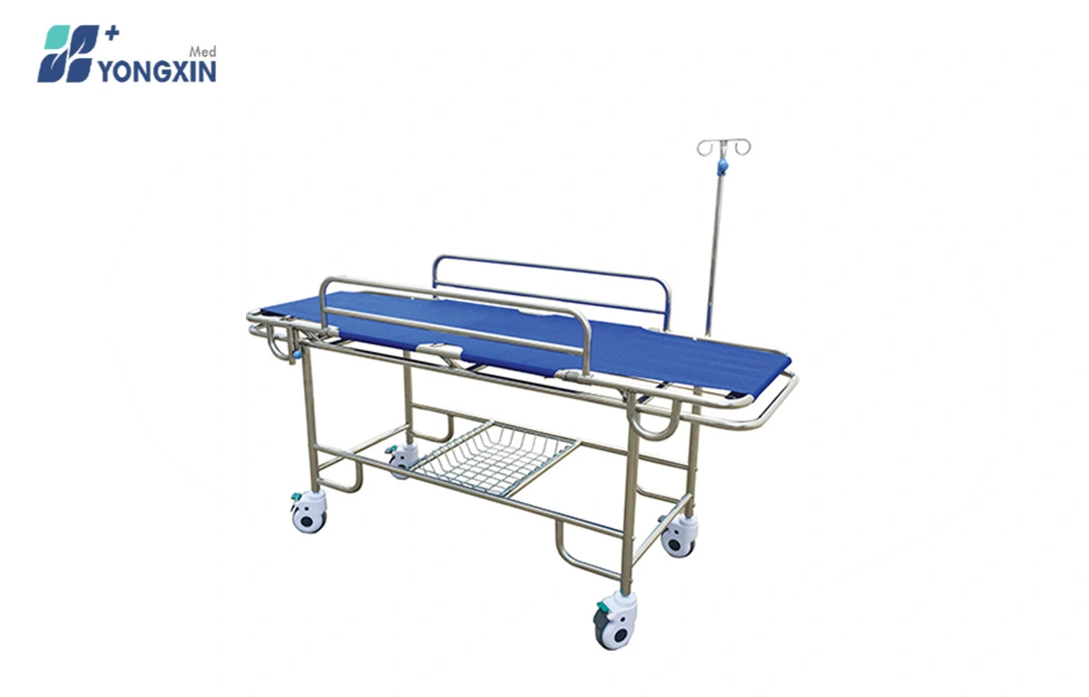 Yxz-D-K Hospital Use Aluminum Alloy Stretcher Trolley