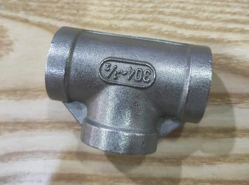 304 Stainless Steel Threaded Tee - 3000lb Forged High Pressure Tee Internal Wire Joint Pipe Fittings Wholesale/Supplier