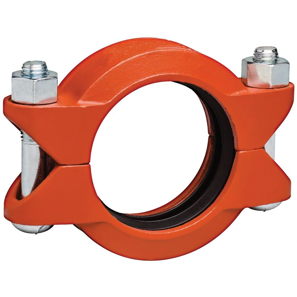 Customize Grooved Pipe Fitting Fastener Cast Iron Rigid Coupling for Fire Fighting