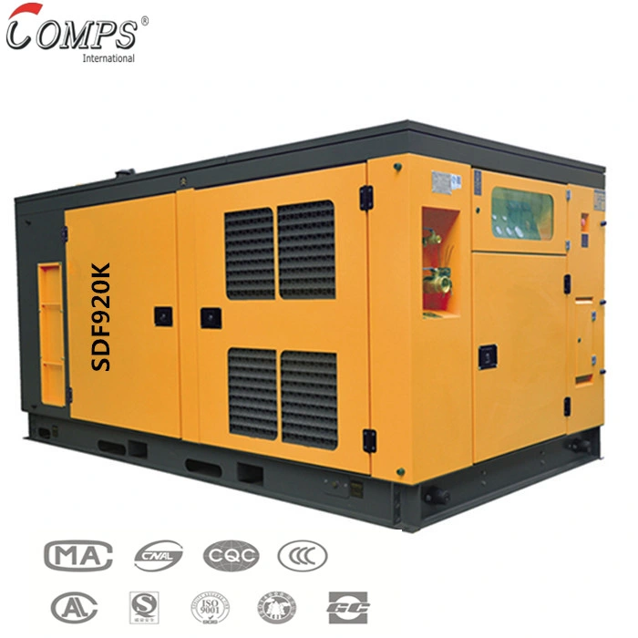 Diesel engine driven 300psi 33m3 two stage mobile screw air compressor for water well drilling rig