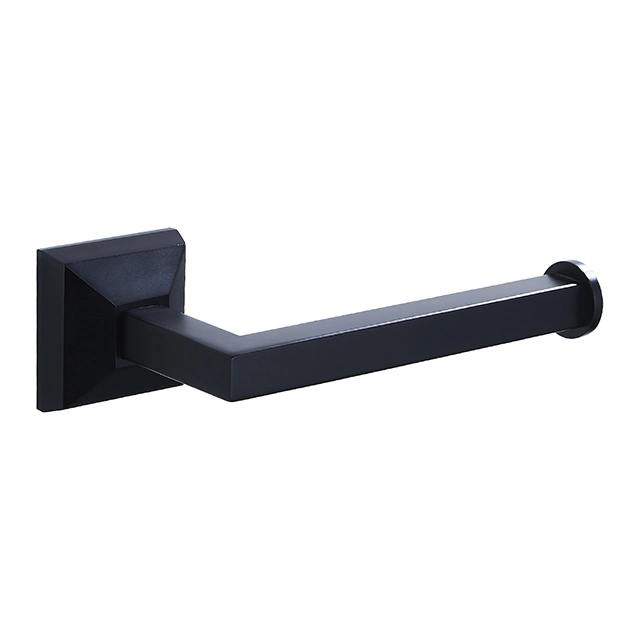 Brass Matt Black Sanitary Ware Bathroom Accessories Double Towel Bar