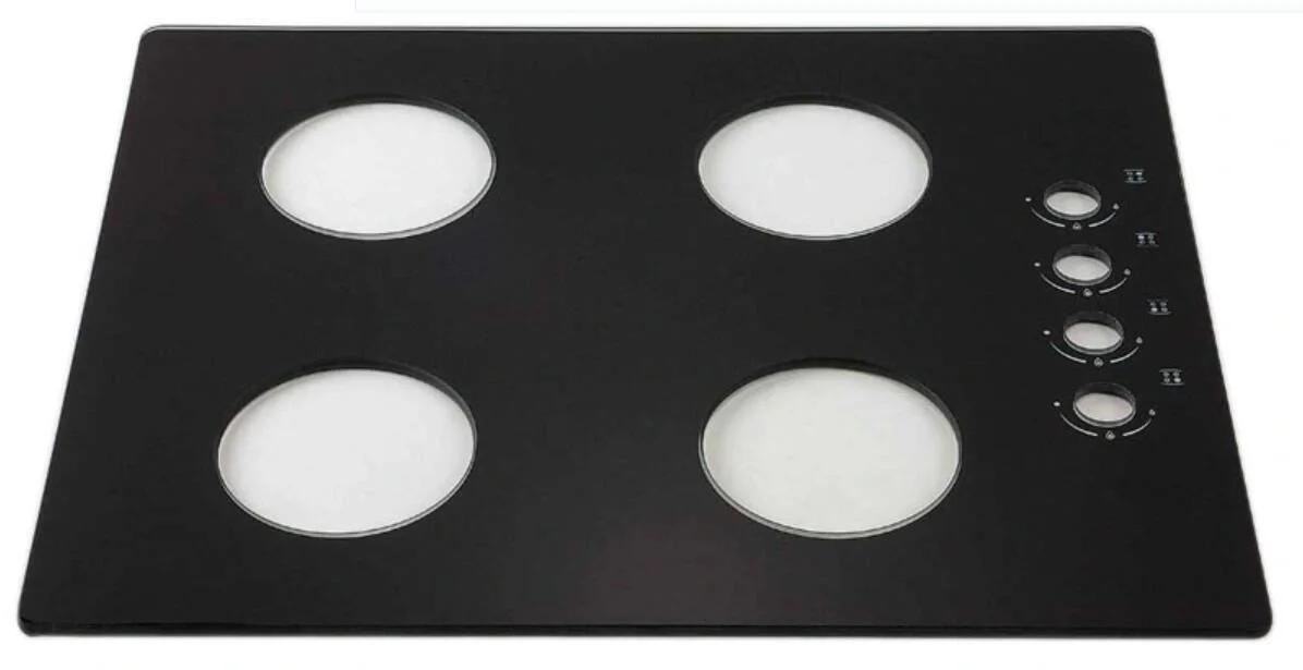 Color Fritted Tempered Glass Gas Stove Top with High Heat Resistance