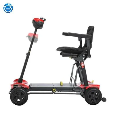 Elderly Lithium Battery Vehicle 4-Wheel Electric Mobility Scooter with Aluminum Alloy Frame