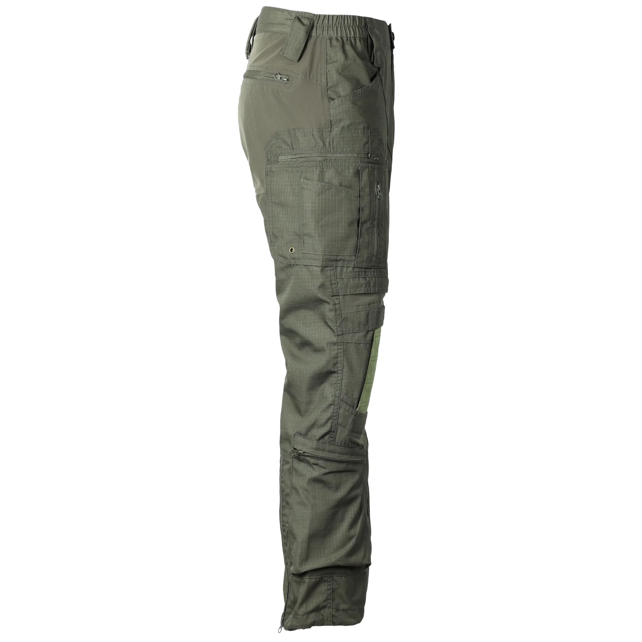 Commerce de gros de style militaire tactique pantalon cargo occasionnels de coton de haute qualité de la pleine longueur Sport de plein air Pantalon de loisirs pour les hommes