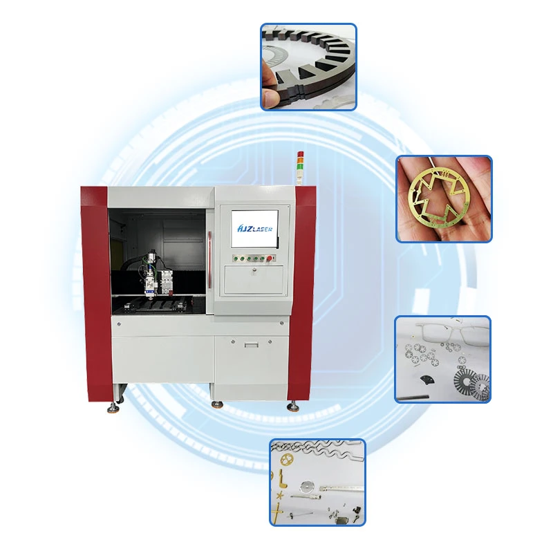 Máquina de corte e gravação a laser de alta precisão, 6040/6090, 1000 W. Corte a laser