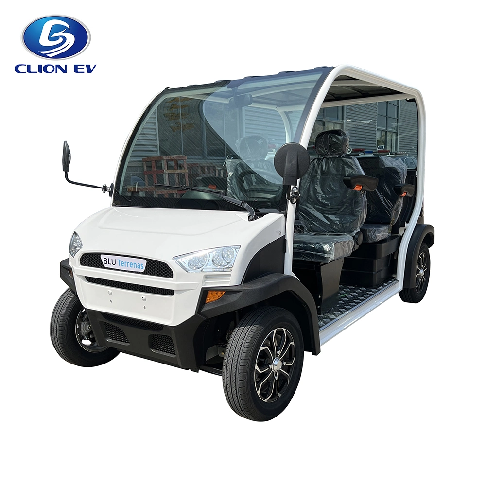 Multi-Functional 4 Passenger Electric Utility Vehicle Sightseeing/Security Patrol Car