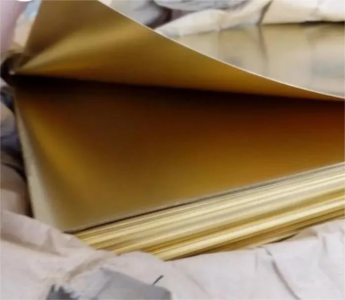 Factory Hot Selling C26800 C27200 Thickness 0.3-60mm Brass Sheet