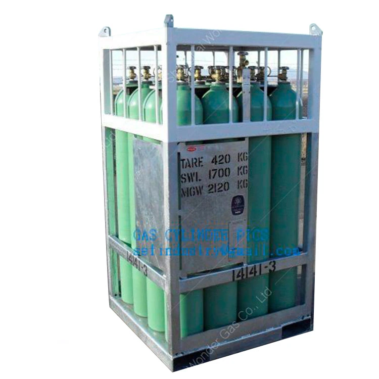 High Quality Oxygen Bottle Storage Gas Cylinder Racks