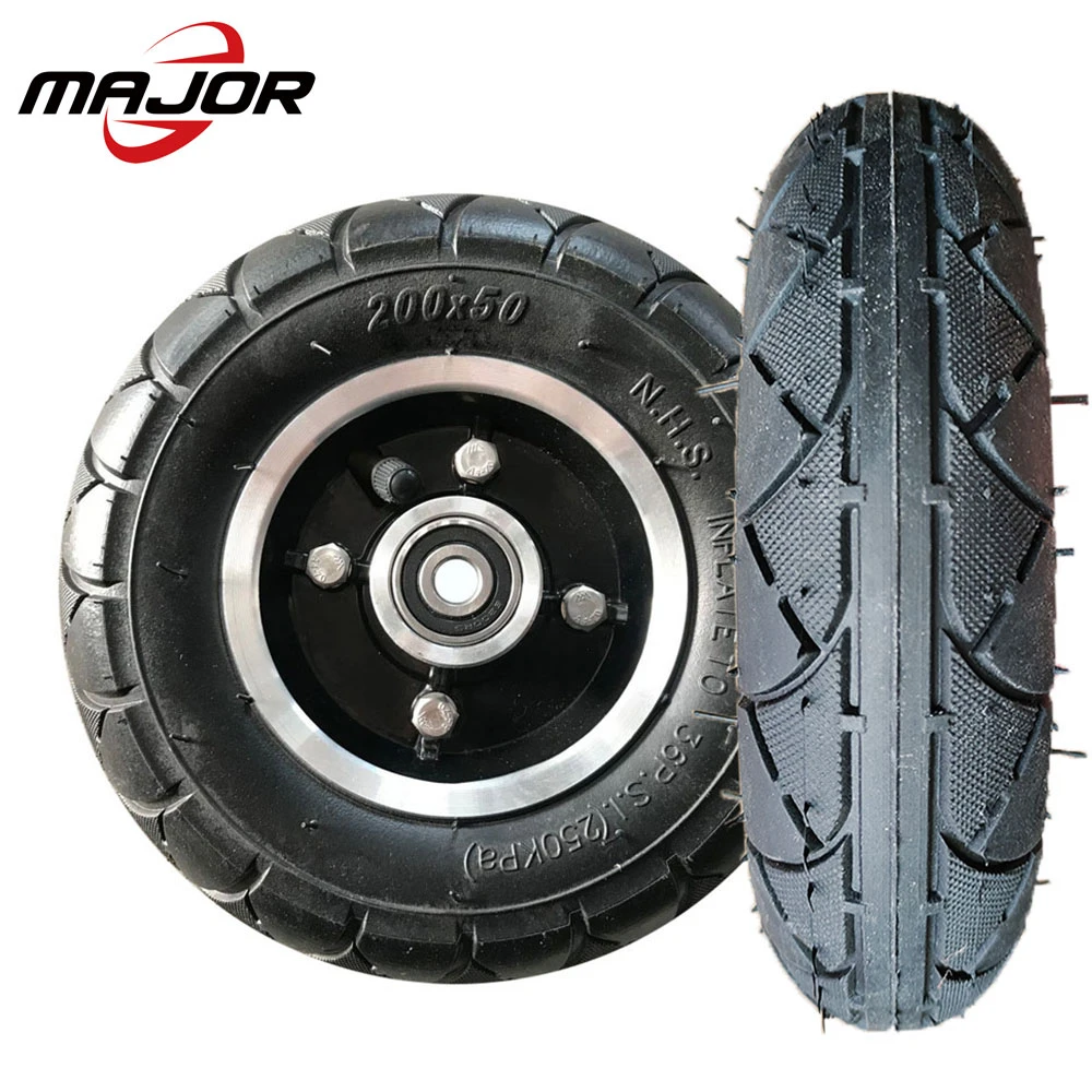 200X50 Wheels Tires & Accessories Pneumatic Rubber Tool Cart Wheel