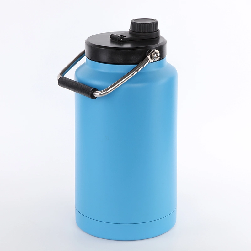 New Design Stainless Steel Water Bottle Large Capacity Double Wall Vacuum Gallon Water Bottle for Sport