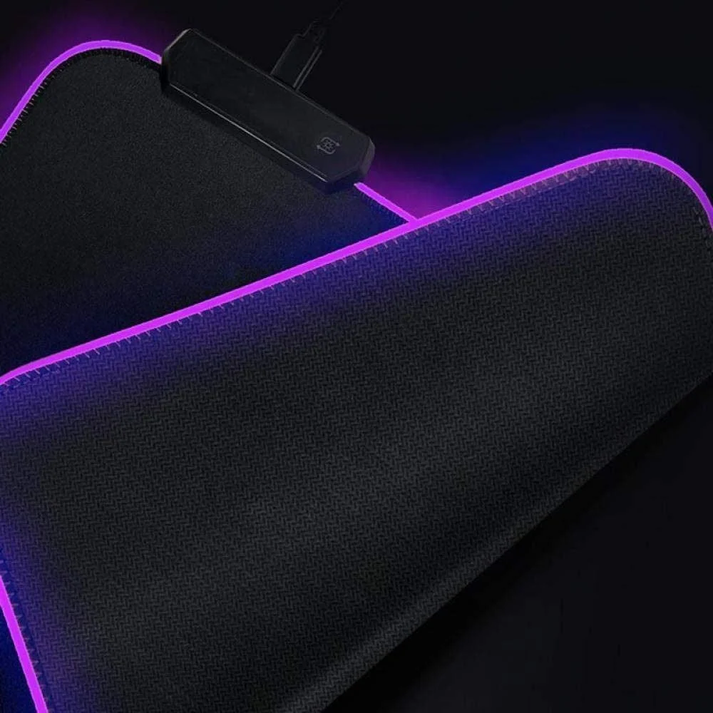 Custom Stock Large XXL Cloth Extended Blank Sublimation RGB LED Gaming Gamer Mat Mousepad Mouse Pad