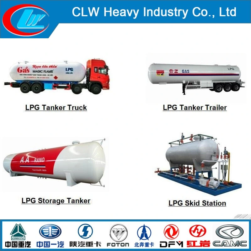 10000liters 5metric Tons Ton 10m3 LPG Mounted Mobile Gas Plant Cylinder Filling Station