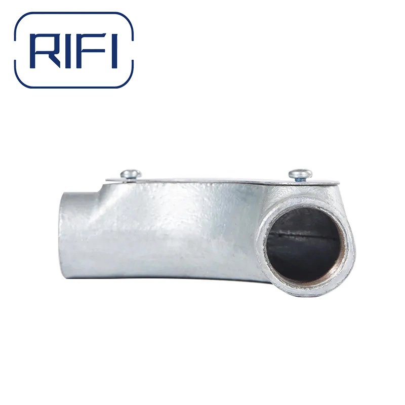 Galvanised Malleable Iron Inspection Elbow BS4568 Conduit Electrical Conduit Pipe Fitting