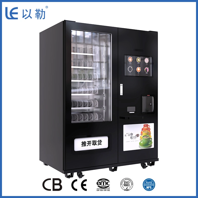 Festival Promotion Snack, Drink and Coffee Vending Machine with LED Screen