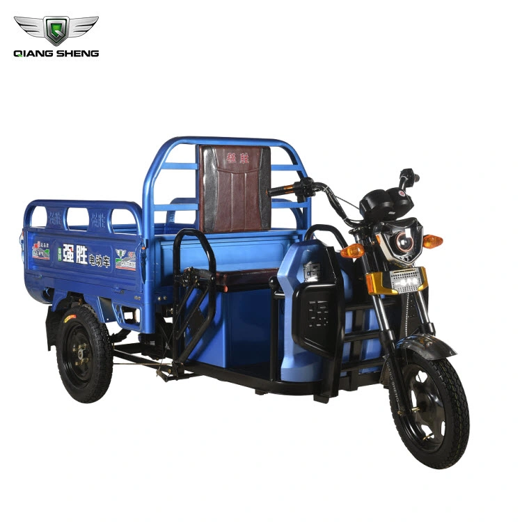 Qsd Hot Selling Electric Tricycle 3 Wheel E Vehicle 1500kg High Loading Capacity Cargo Tricycle for Manufacture Directly Production