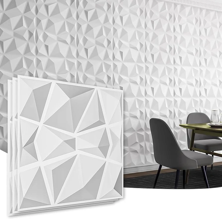 3D PVC Decorating Interior Wall Panel Tiles