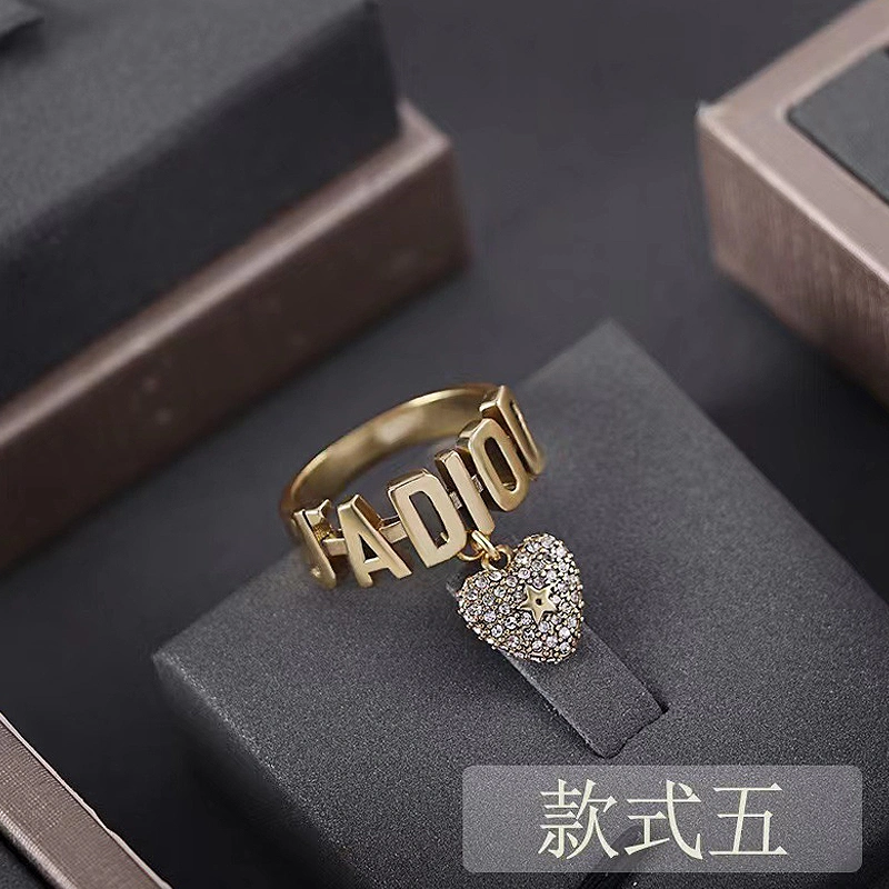 Wholesale/Supplier Repalic Brand Copper Rings Luxury Unisex Finger Jewellery Copper Fashion Accessories