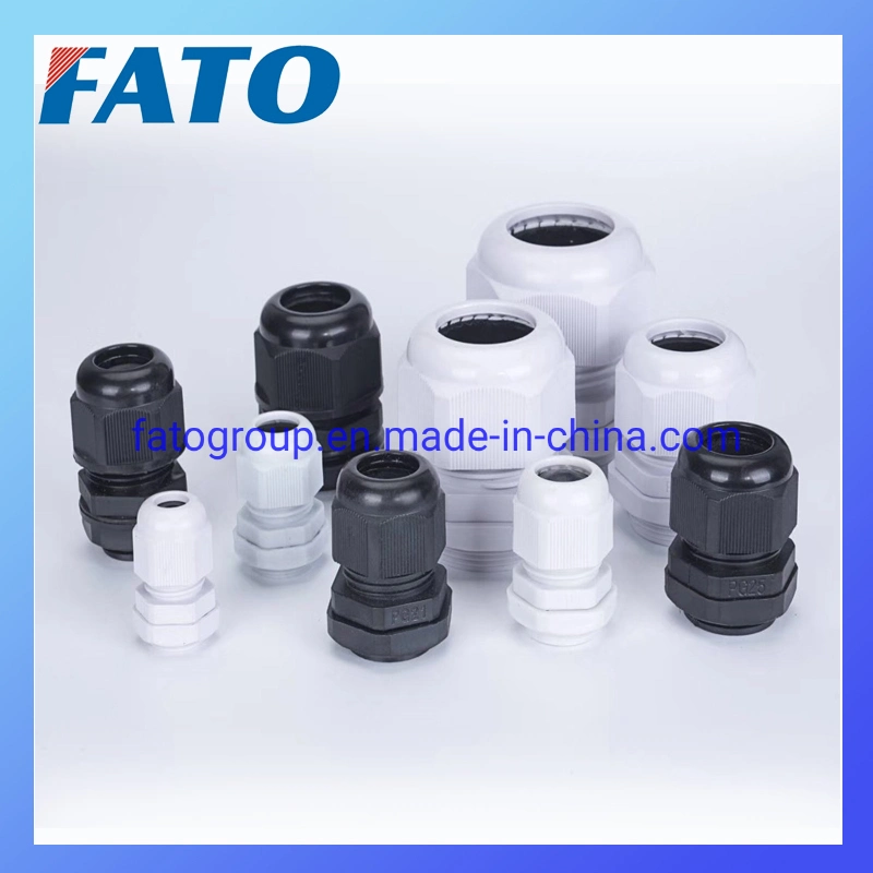 Top Quality IP68 Waterproof Plastic Nylon Cable Gland with Locknuts