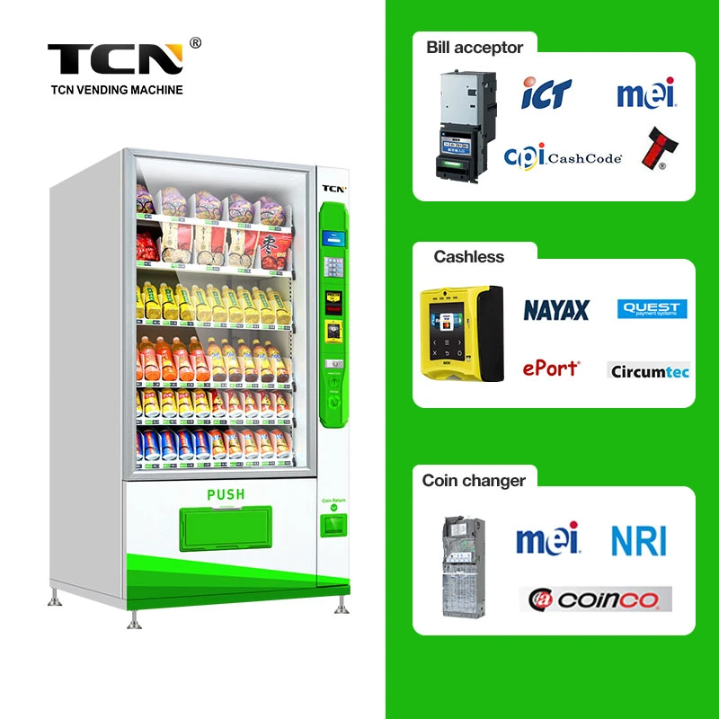 Tcn Automatic Drink and Snacks Vending Machine with Cooling System