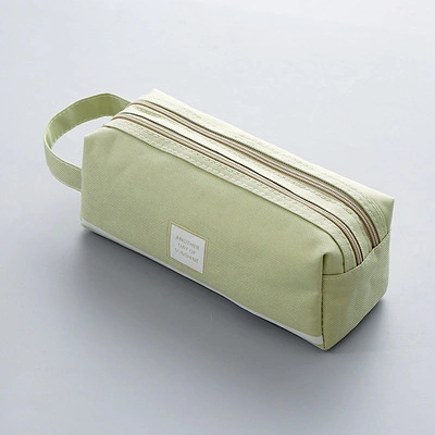 New Pen Bag Creative Large Capacity to Carry a Simple Multi-Functional Double-Layer Pencil Case