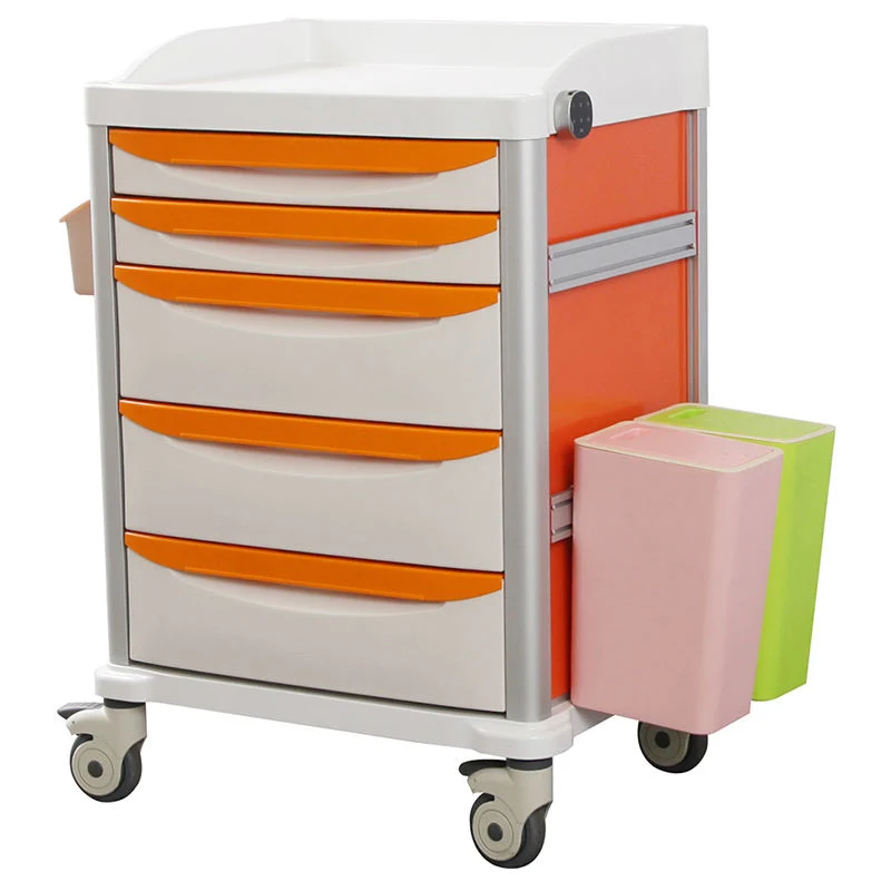 Sk-Mt650 ABS Hospital Nursing Instrument Medication Trolley for Sale