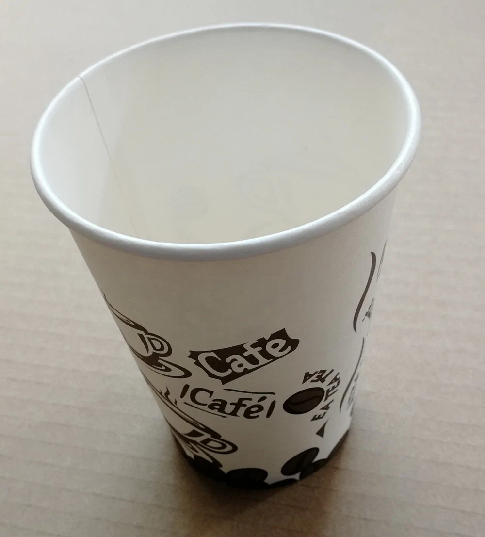 8oz 12oz tazas de té de café desechables de una pared/doble pared/papel ondulado Para bebidas frías y bebidas calientes