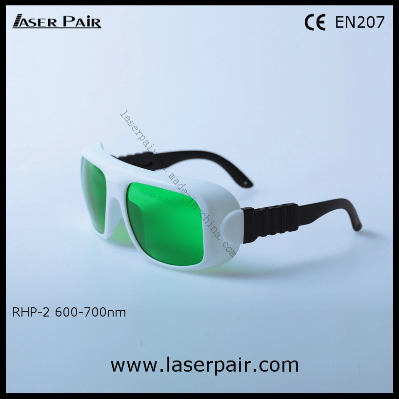 Adjustable Frame 36 of Laser Safety Goggles & Laser Protection Eyewear 635nm, 650nm, 694nm (RHP-2 600-700nm) with Frame 36