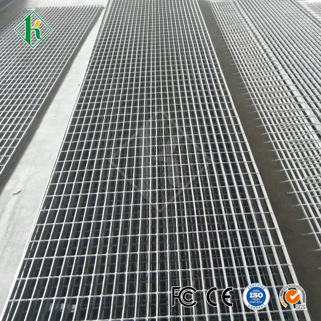 Kaiheng Metal Floor Bar Grating Manufacturers Trench Drain Cover China Galvanised Steel Drain Trench Grates