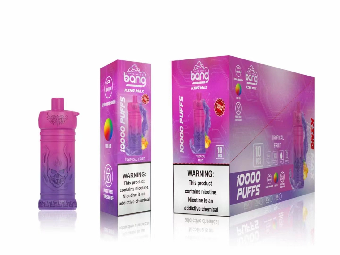 Wholesale I Vape Bang 10000 Puffs E Juice Prefilled 10K Puff Vapsolo King Smoke Disposable Vapes