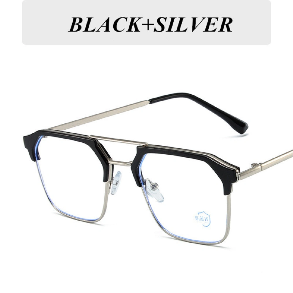 2023 Klassische Antiblue Light Optische Brillen Unisex Doppelbrücke Rahmen Modische Brille