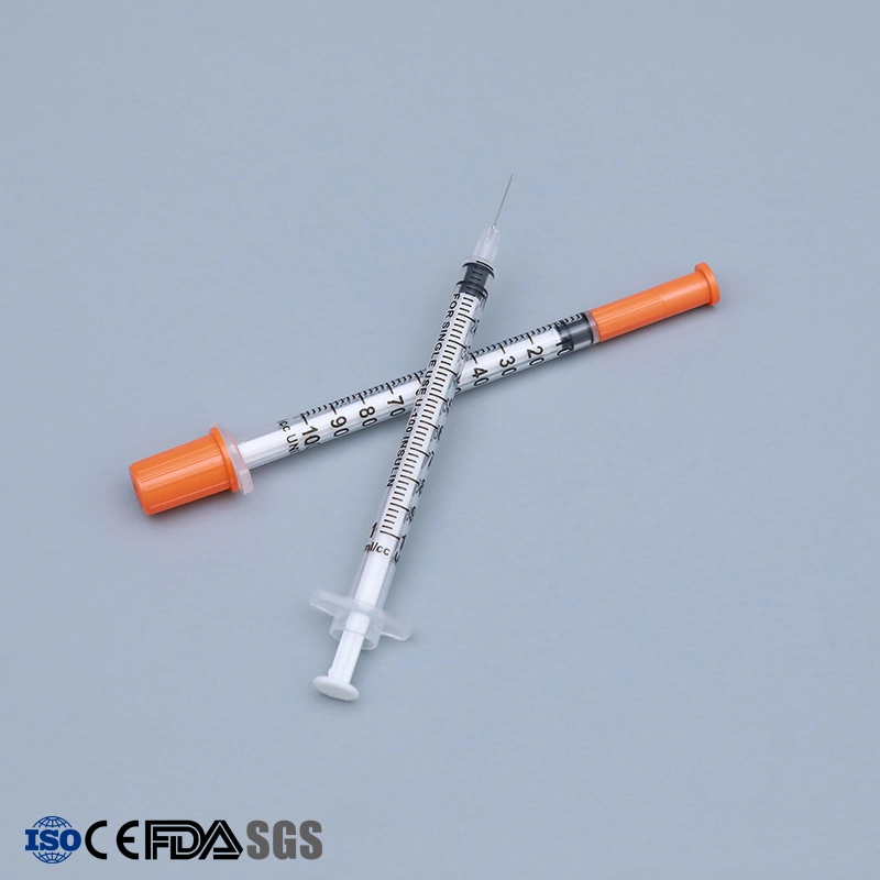 Disposable Insulin Syringe 1ml 0.3ml 0.5ml Ce&ISO