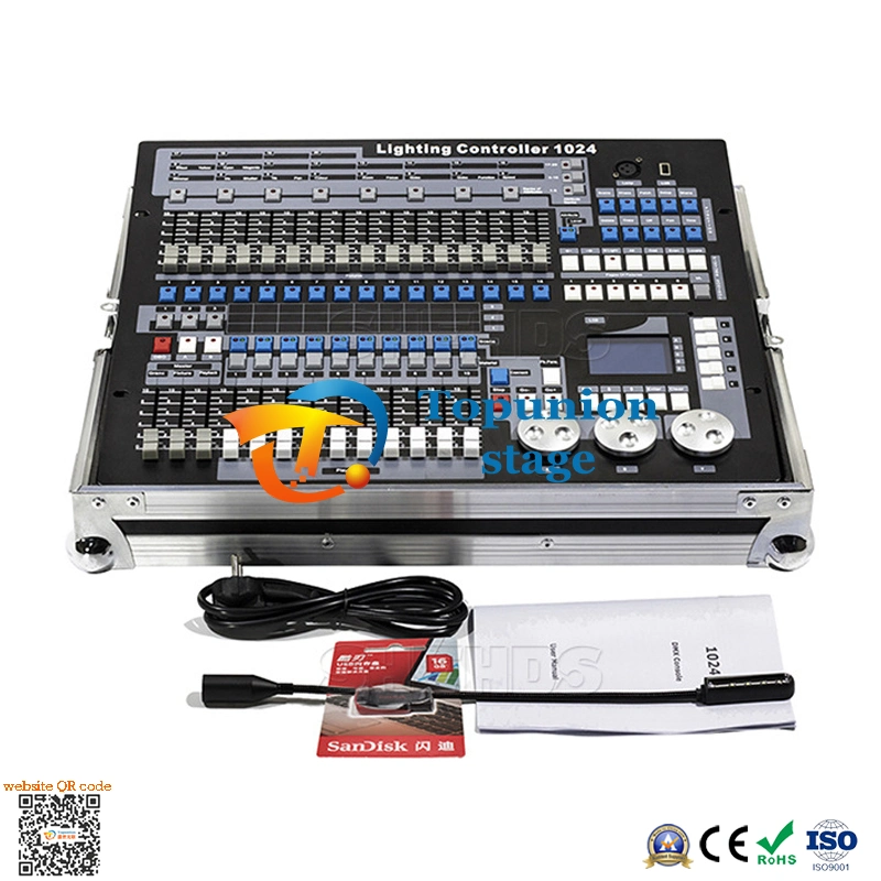 Manual Wire Connect DJ Equipment Black Professional Disco Stage Lighting 2048 DMX Controller