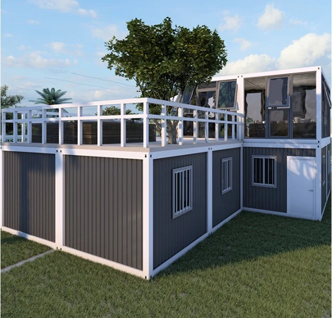 Suppliers Custom Large Shipping Prefab Container House Luxury Prefabricated Container Home with 4 Beds Room