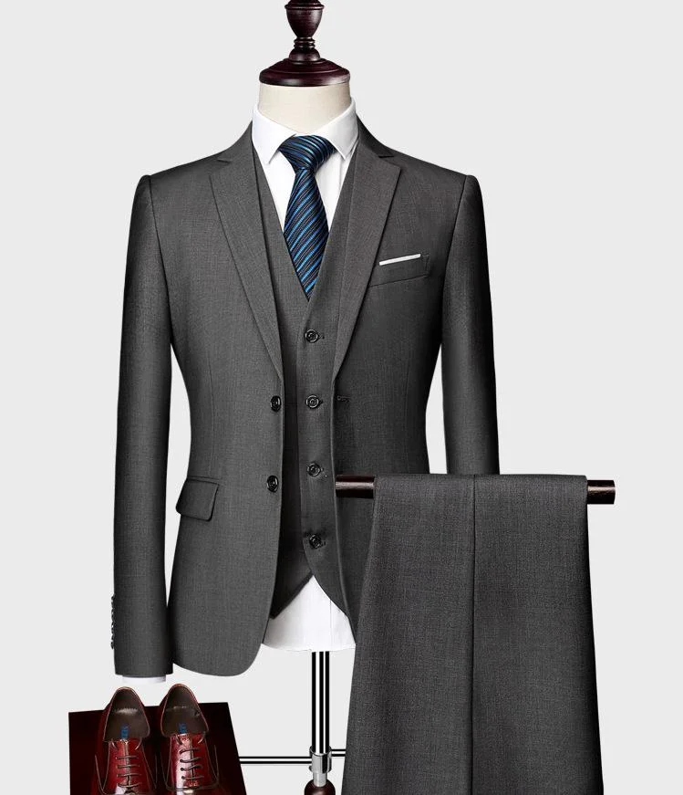 Source Manufacturer Comfortable and Breathable Fashion Business Men Suits Apparel