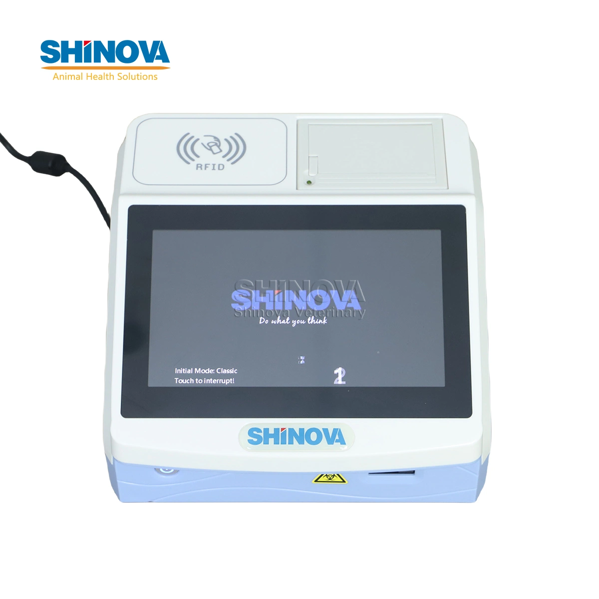 Shinova Ecrã Táctil Veterinary Fluorescence Immunoassay Analyzer Inmunofluorescência veterinária quantitativa Analisador (FQ-100)