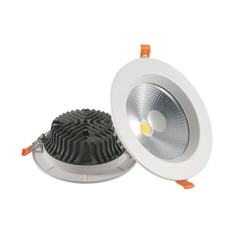 CE Indoor Recessed Dimmable LED Lighting 20W 30W COB Panel Light Downlight